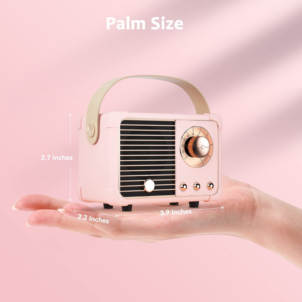 SpringFlora Retro Bluetooth Speaker Wireless Vintage Small Speaker with Stere...