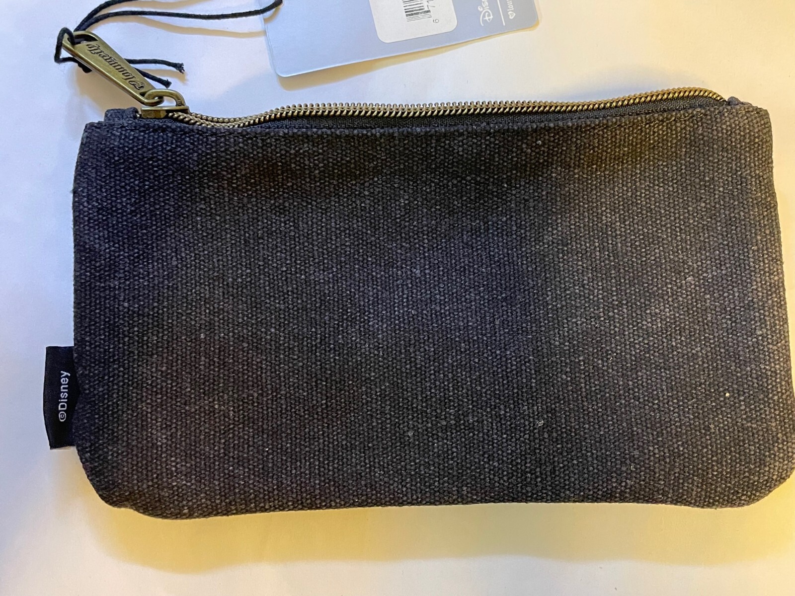 GENUINE Loungefly Disney MICKEY MOUSE Zippered Canvas Pouch NWT bag COIN purse