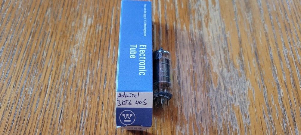 Admiral NOS 3DT6 Vacuum Tube Tested