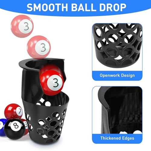 6 Pack Pool Table Pockets, Pool Table Web Pockets, Billiard Pool Table