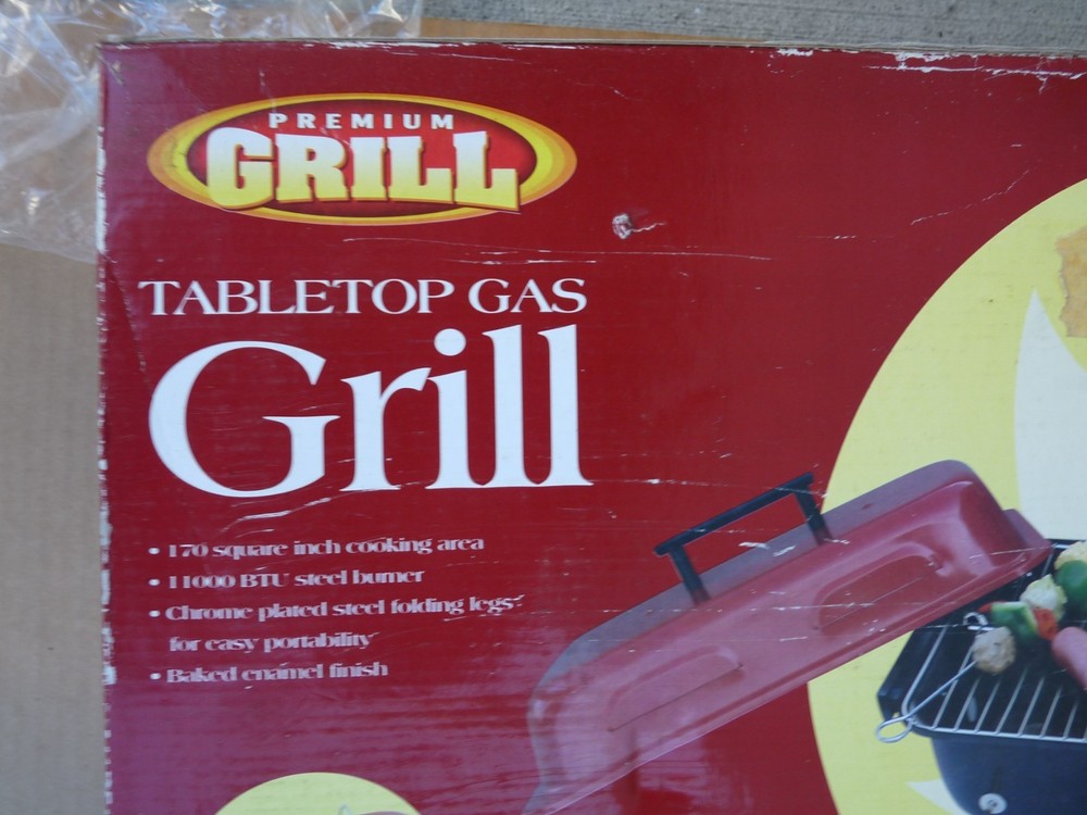 Portable bbq gas gril camping