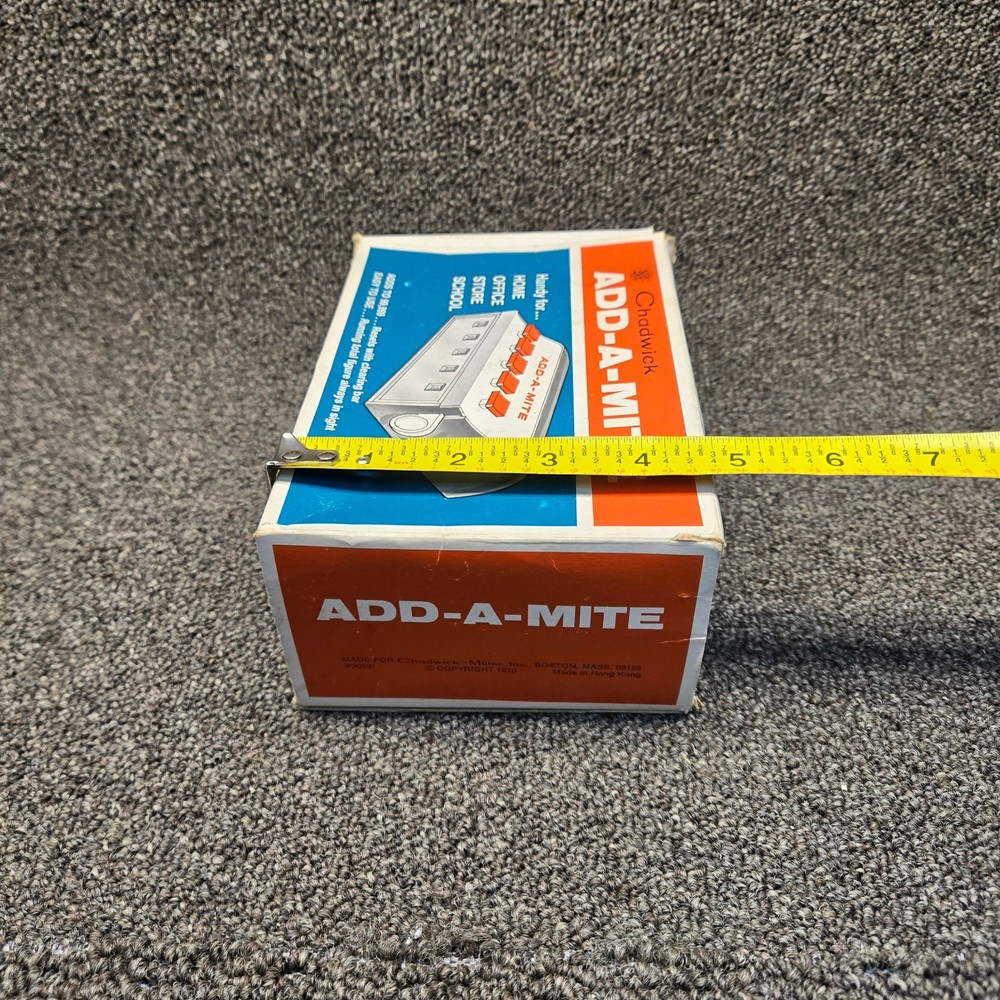 Vintage Chadwick Add-A-Mite Toy w/Box - Missing FacePlate