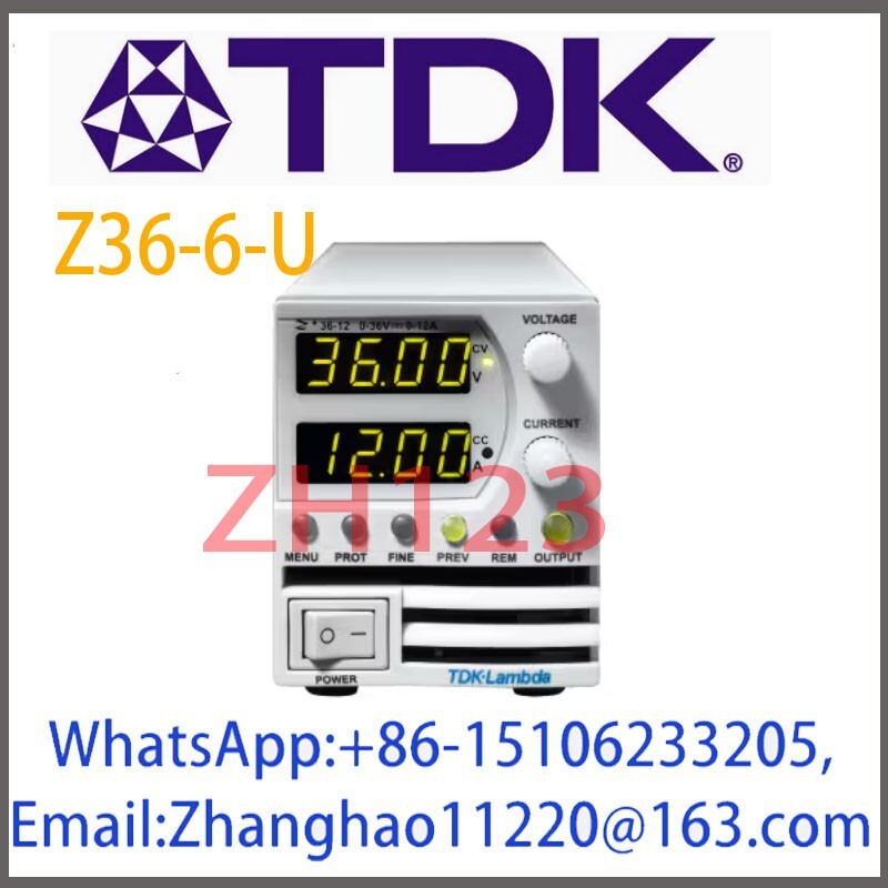 TDK-LAMBDA  Z36-6-U  Programmable DC Power Supply