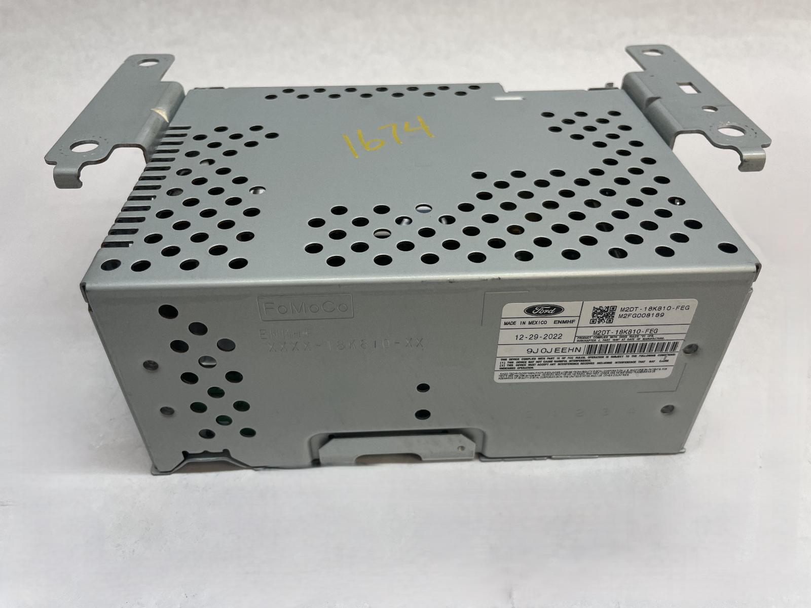 2023 FORD BRONCO RADIO RECEIVER OEM M2DT-18K810-FEG AUDIO AV EQUIPMENT NTO