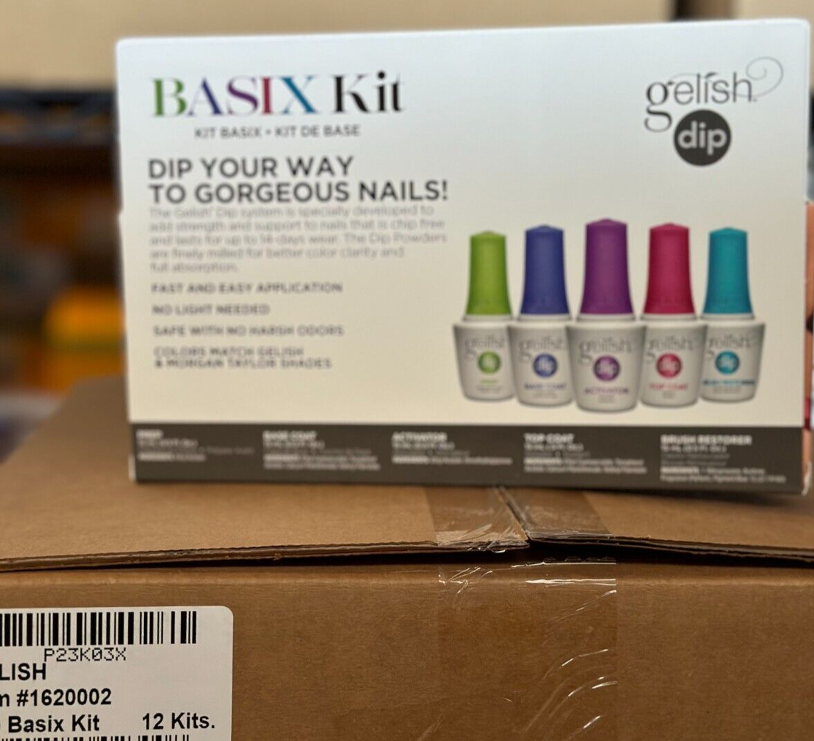 Gelish Basix Dip Liquid Essential 5 steps - 0.5oz/ea Fast Sale Fast Ship