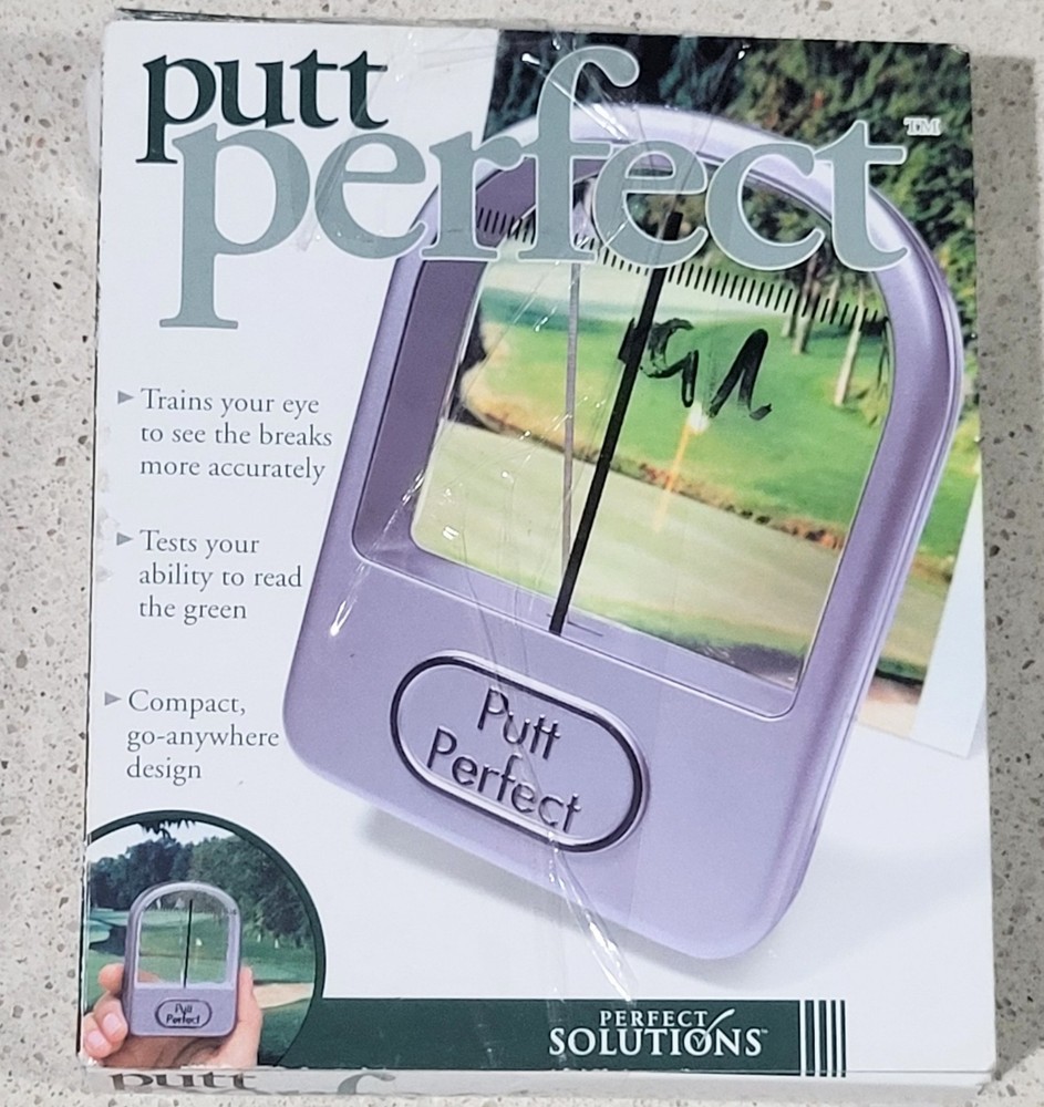 Putt Perfect Perfect Solutions Golf Practice Aid 2001✍️✍️