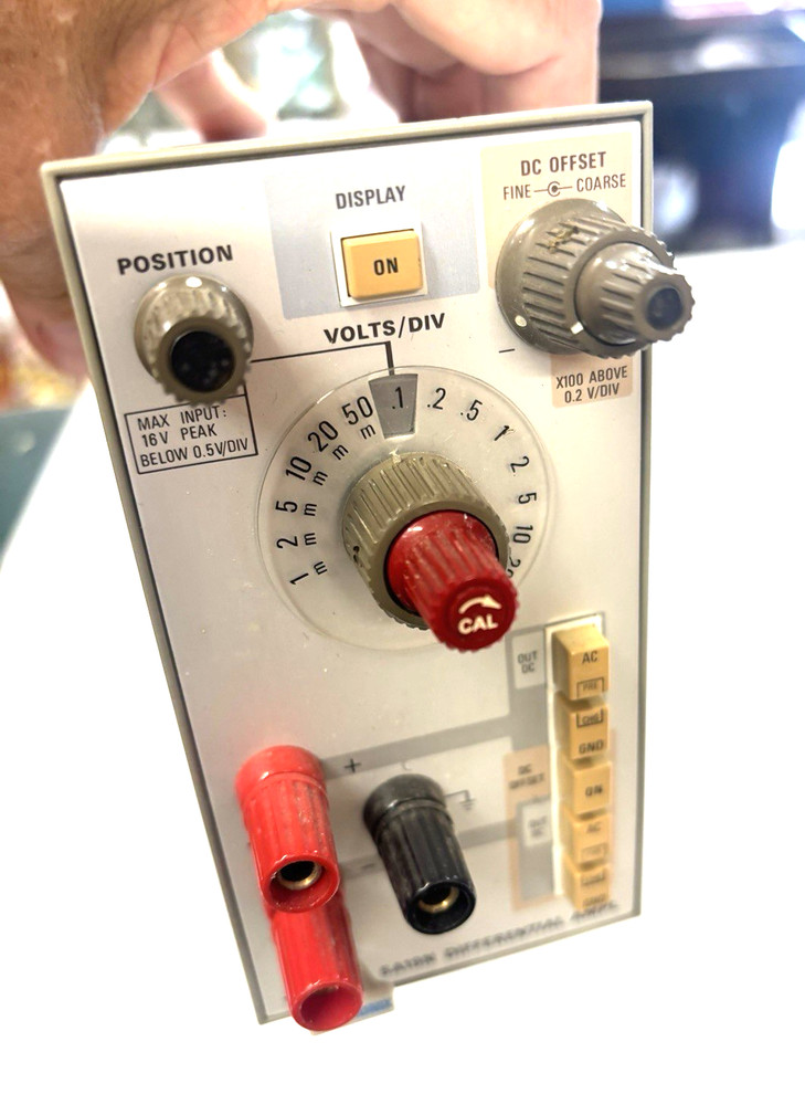 Tektronix 5A19N Differential Amplifier Plug in Unit