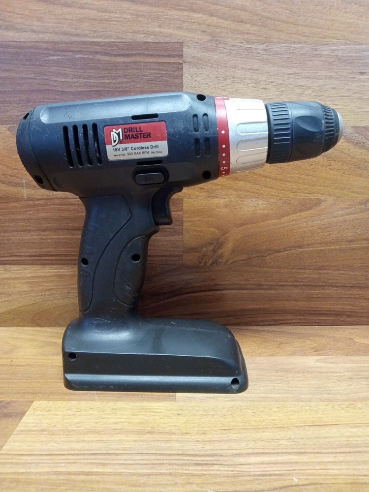 DRILL MASTER 18V Impact Driver 67028 On Swivel Base & 3/8" Drill 67024 Both Work