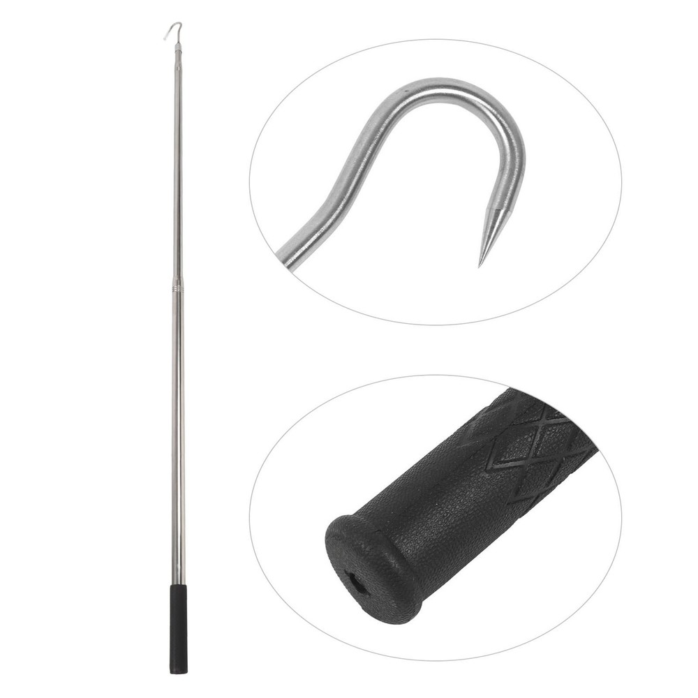Telescoping Pull Pole Stainless Steel Durable Cargo Retriever For Construct HFGU