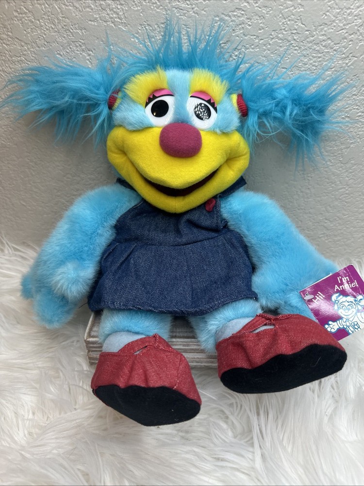 Vintage Scott Foresman Annie Plush Puppet Children's Workshop Math 1990s