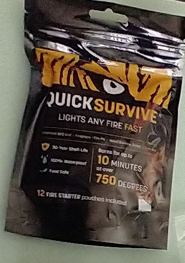 *Mega Lot!* Quick Survive Fire Starter Pouches Waterproof Proprietary Formula ++