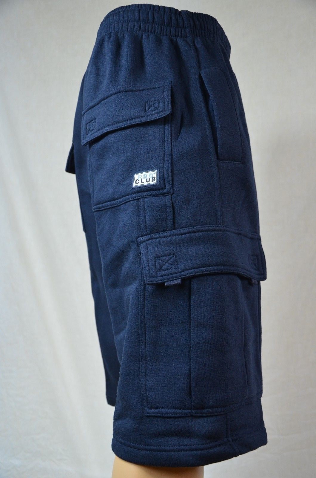 NWT Pro Club Heavy Weight Fleece Cargo Shorts Mens Sweatpants Pocket S-7XL