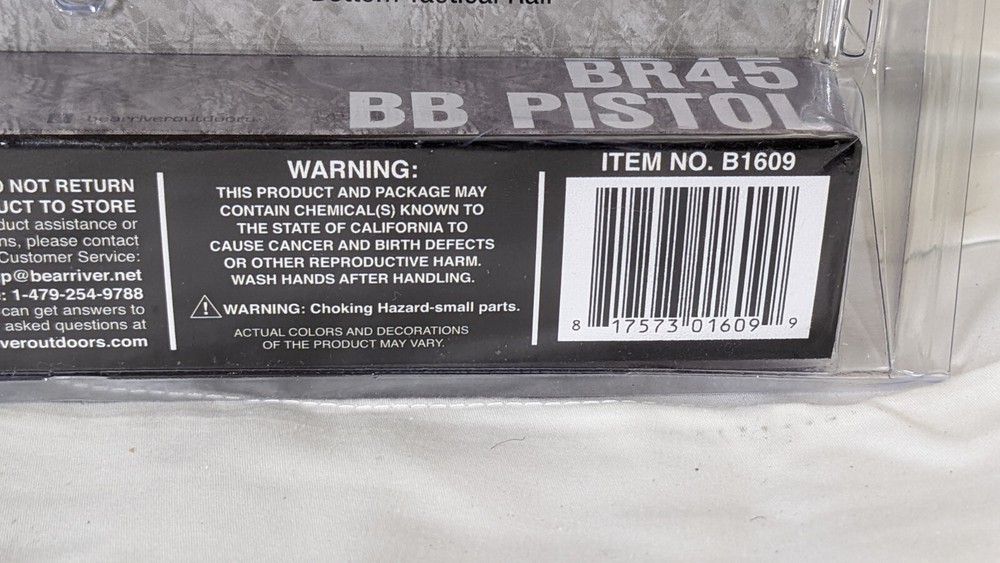 BR 45 BB Pistol Bear River rare new practice