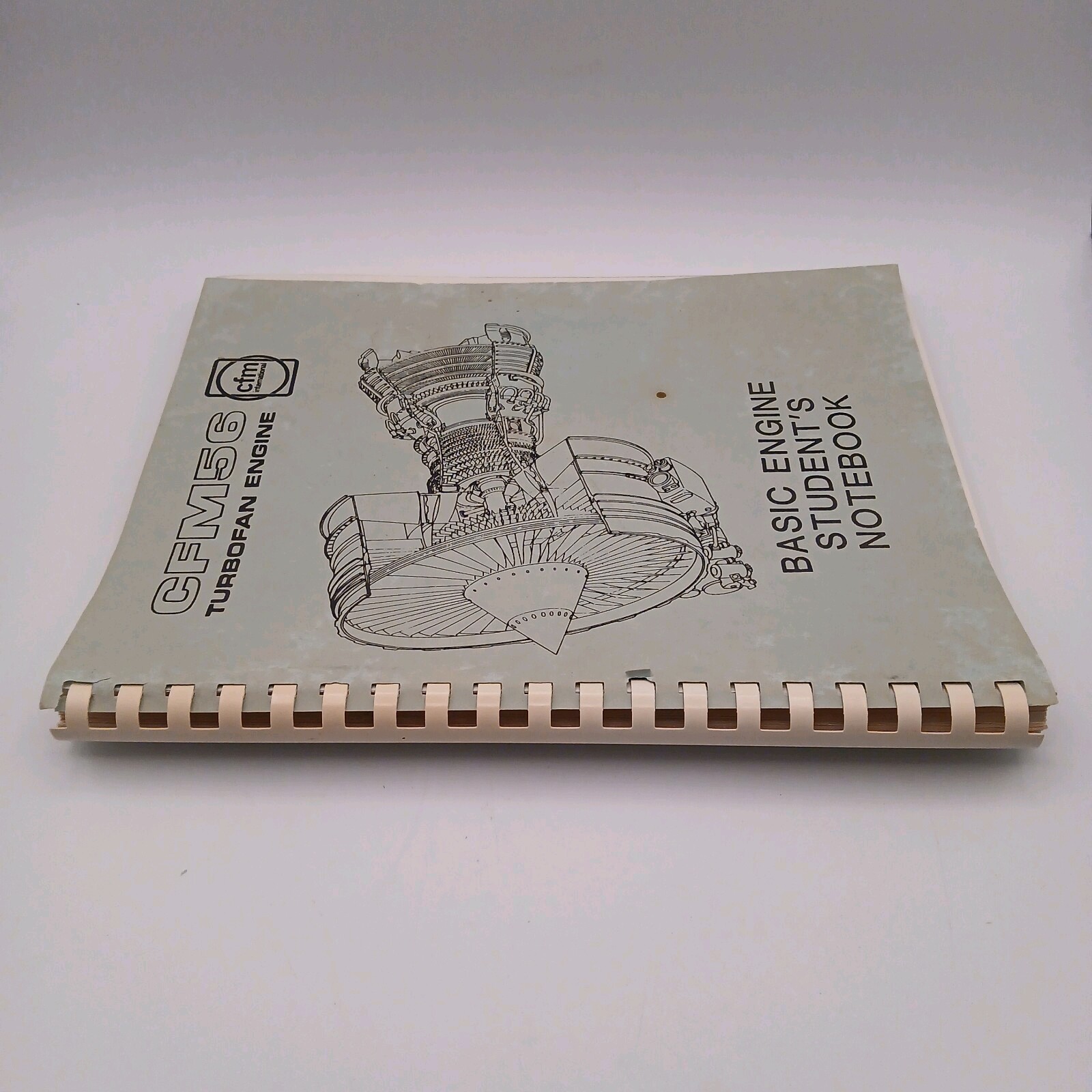 Vintage CFM International CFM56 Turbofan Engine Basic Students Notebook Manual