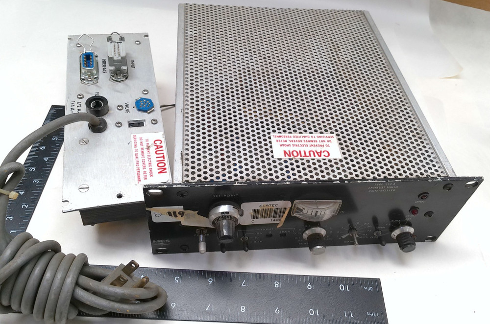 MKS 252A-1 Exhaust Valve Controller Component 120V Untested OPENED PROP PARTS