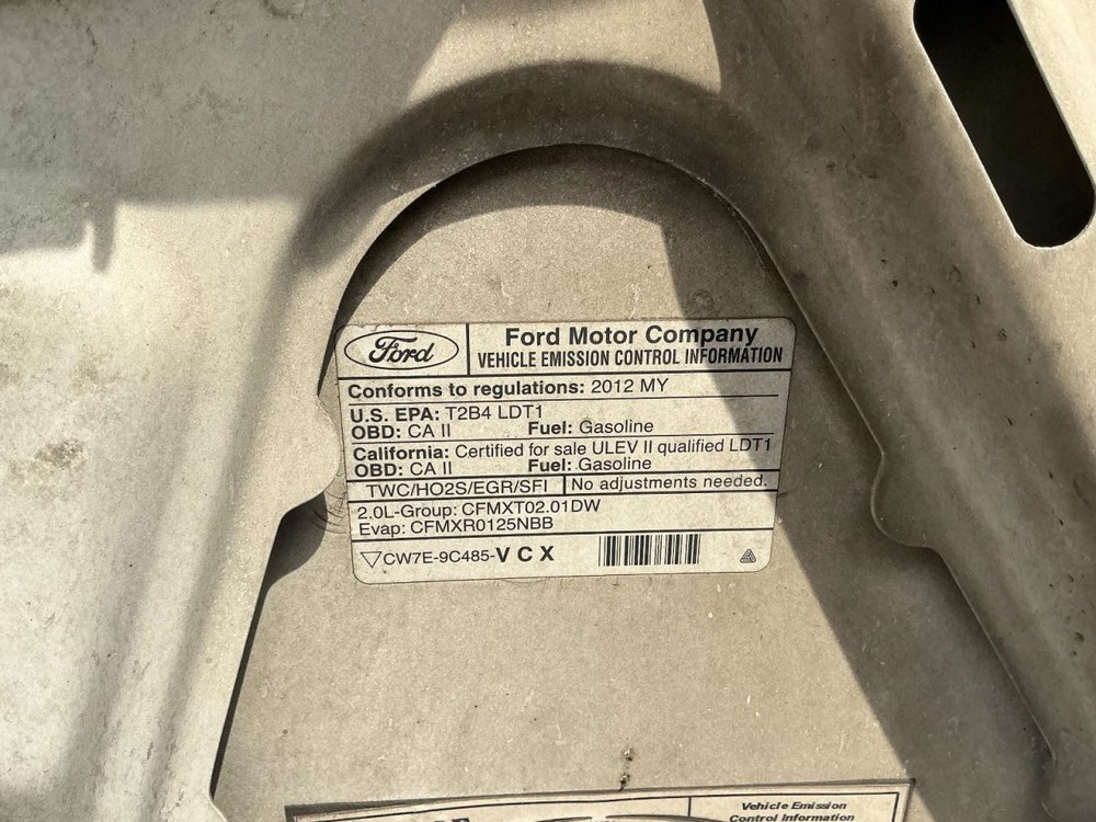 System Restraint Bag Module Lpg Under Center Console Fits 10-13 TRANSIT CONNECT