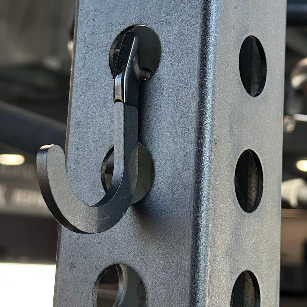 8PSC Squat Rack Accessories Hook Holder,Power Rack Attachments Hooks,DIY Storage