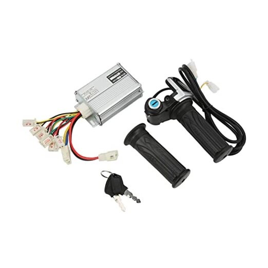 1000W Brushed Motor Speed Controller with Locking Throttle Grip & Battery
