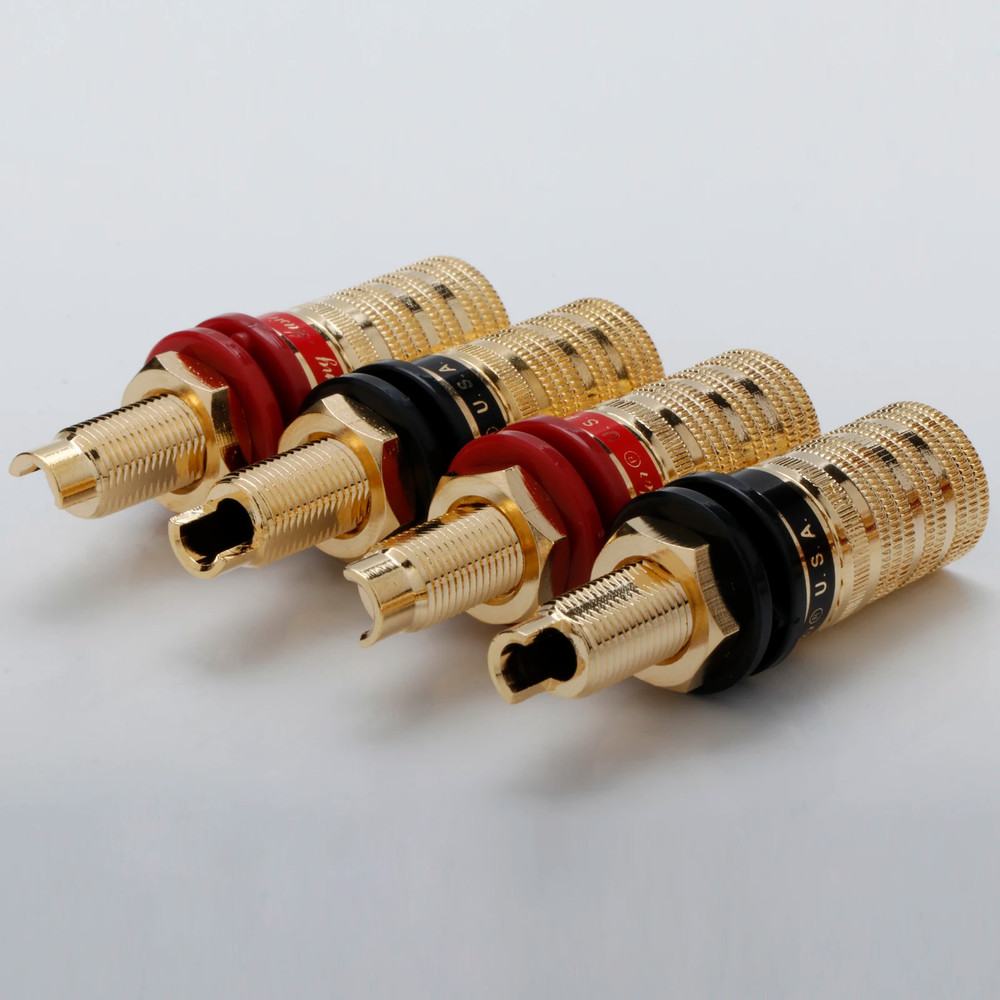 4pcs CMC 838 Pure Copper Conductor Long Short Binding Post HIFI Speaker Terminal