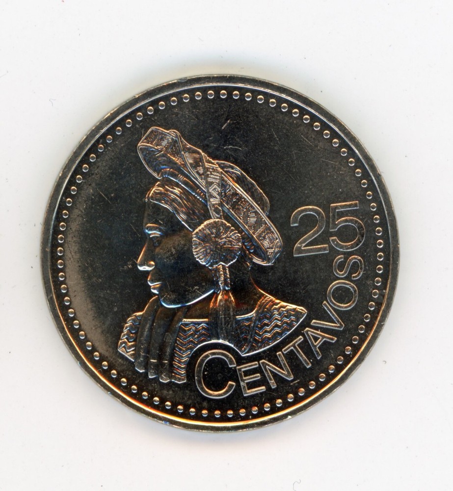 Guatemala 2000 25 centavos KM 278 UNC