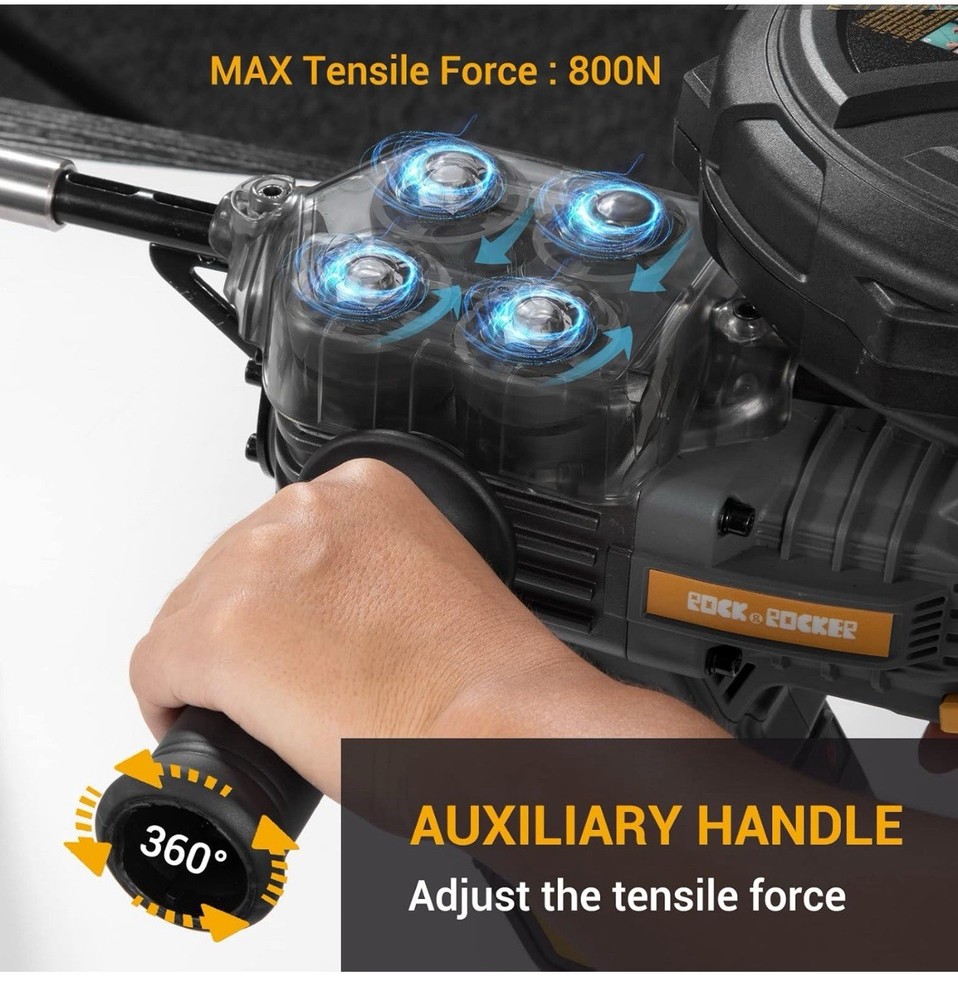 Cordless Professional Fish Tape Electric Cable Pulling Tool Brushless Motor