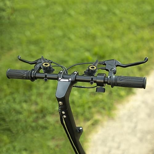 1 Pair Variable Speed Bicycle Shifters Shift Levers Black Silver Tone Pair