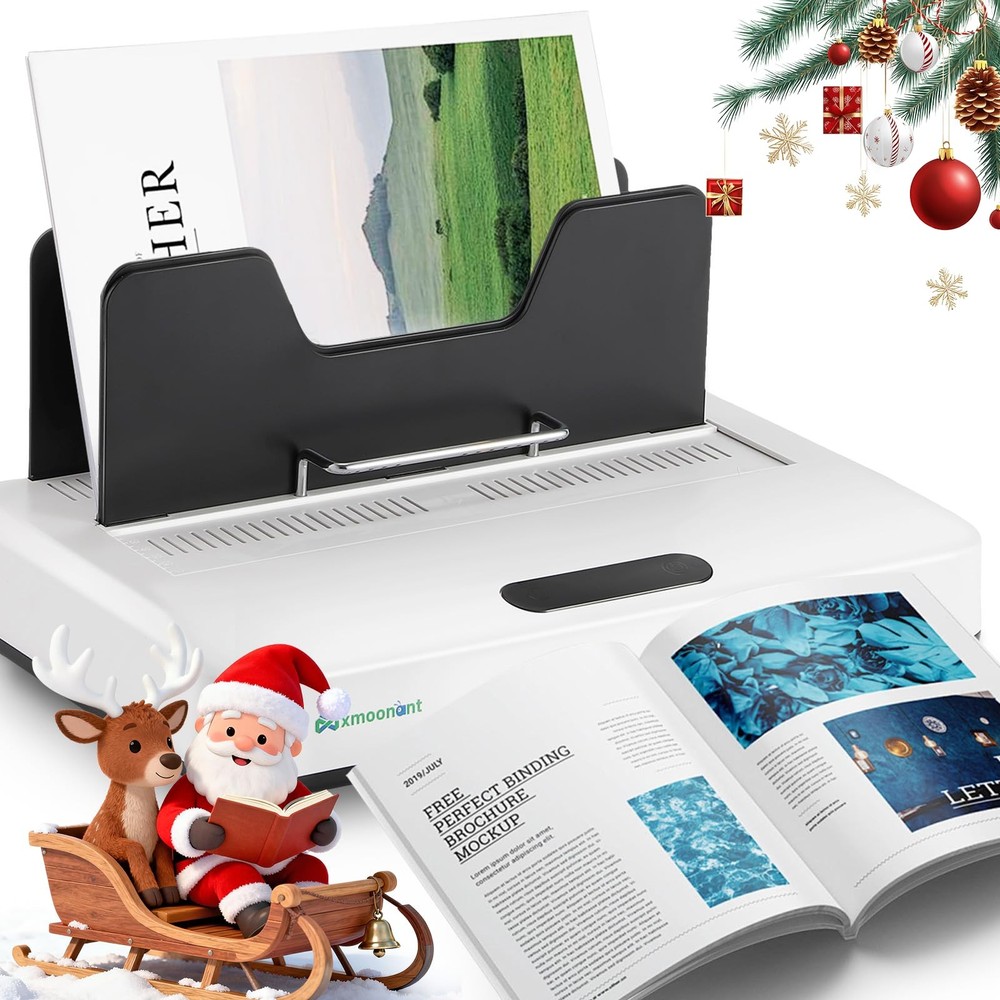 Thermal Binding Machine 500 Sheets, Instant Use|Digital Touch Panel|Air Cooli...