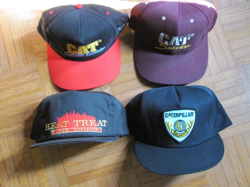 4 CATERPILLAR BASEBALL CAP SERVICE - TRAINING
