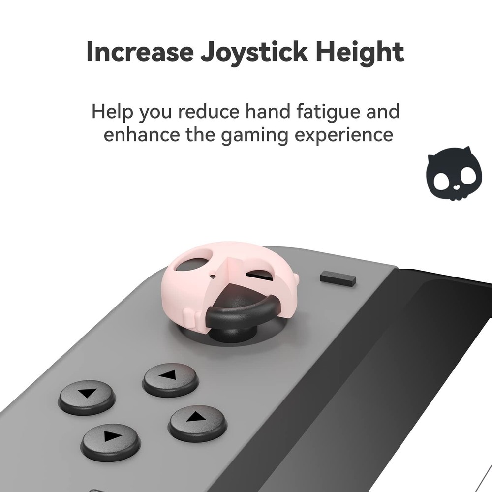 GeekShare Case for Nintendo Switch/OLED HardShell Silicone Joycon Cover Skull