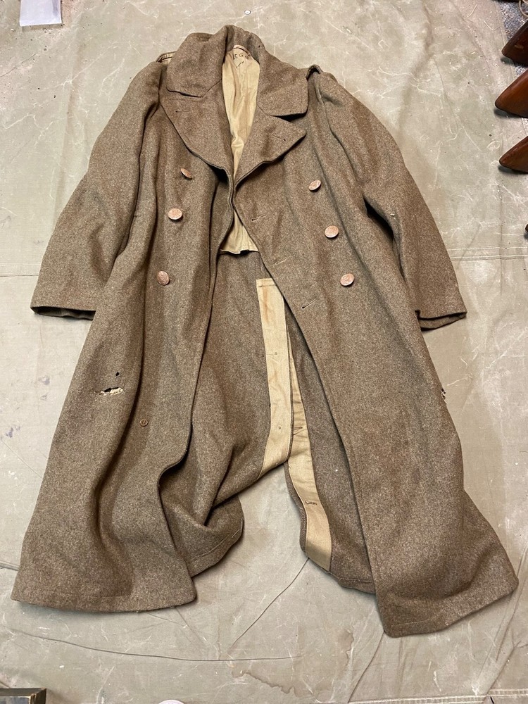 ORIGINAL WWII US ARMY WINTER M1938 GREATCOAT OVERCOAT- MEDIUM/LARGE 42R