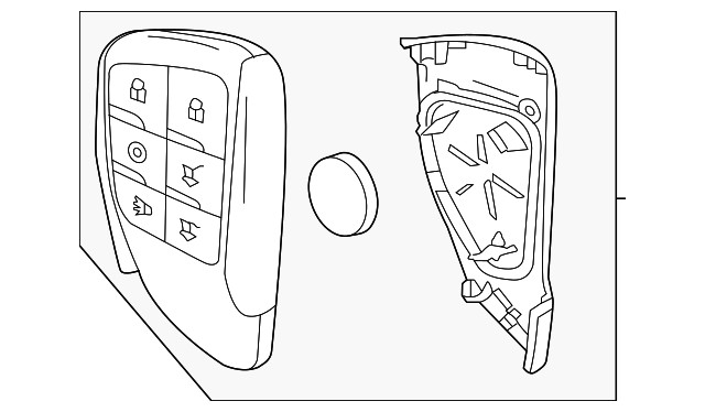 Genuine GM Keyless Entry Transmitter 13560220