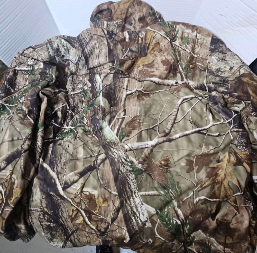 Real Tree Edge Camo Hooded Jacket-medium