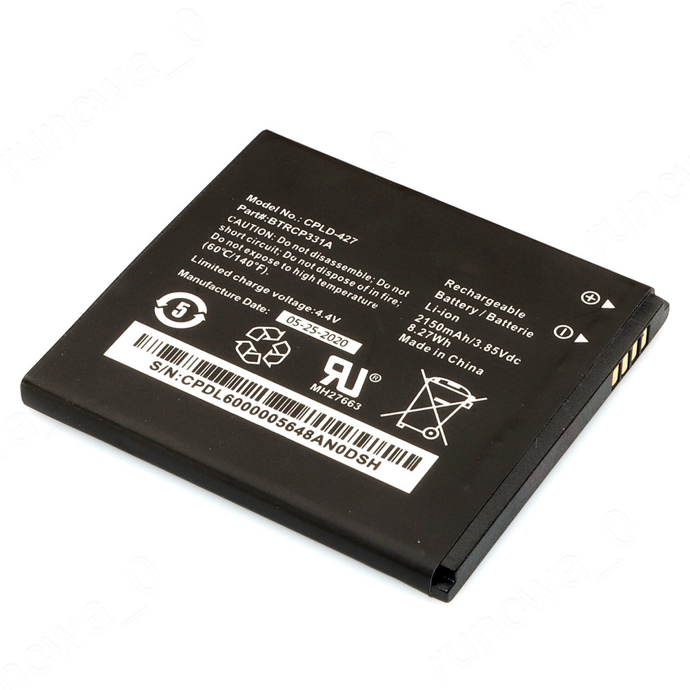 CPLD-427 Battery Replacement For Coolpad Surf Mobile Hotspot CP331A