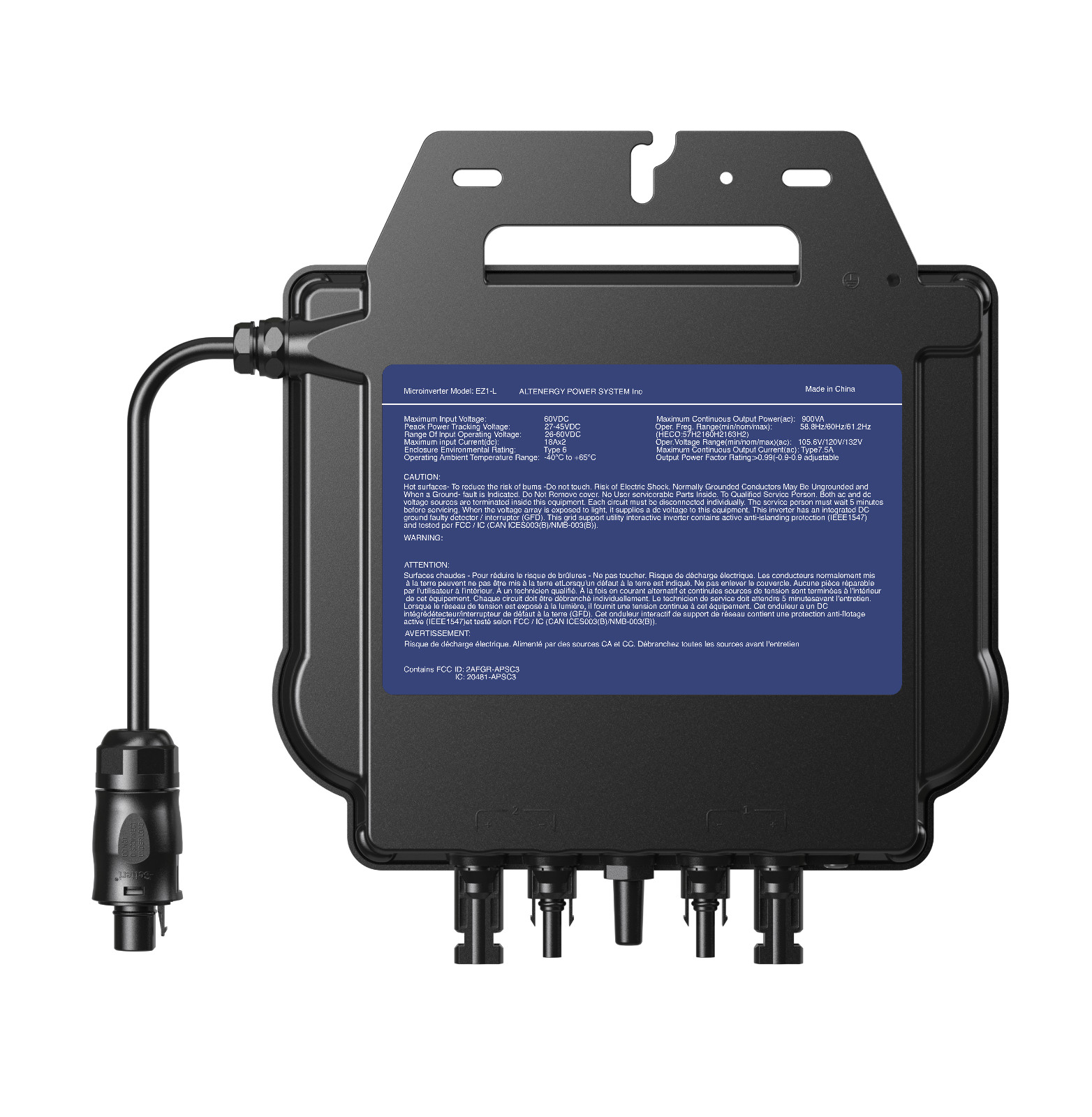 Plug-in grid-tie solar power kit without solar panels