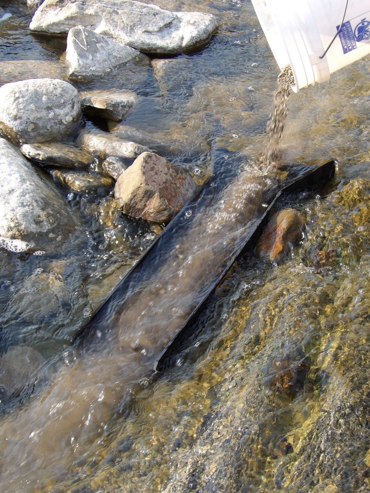 E-Z SLUICE BOX WITH FLARE OVER 45,000 SOLD LIGHT WEIGHT SLUICE GOLD PROSPECTING