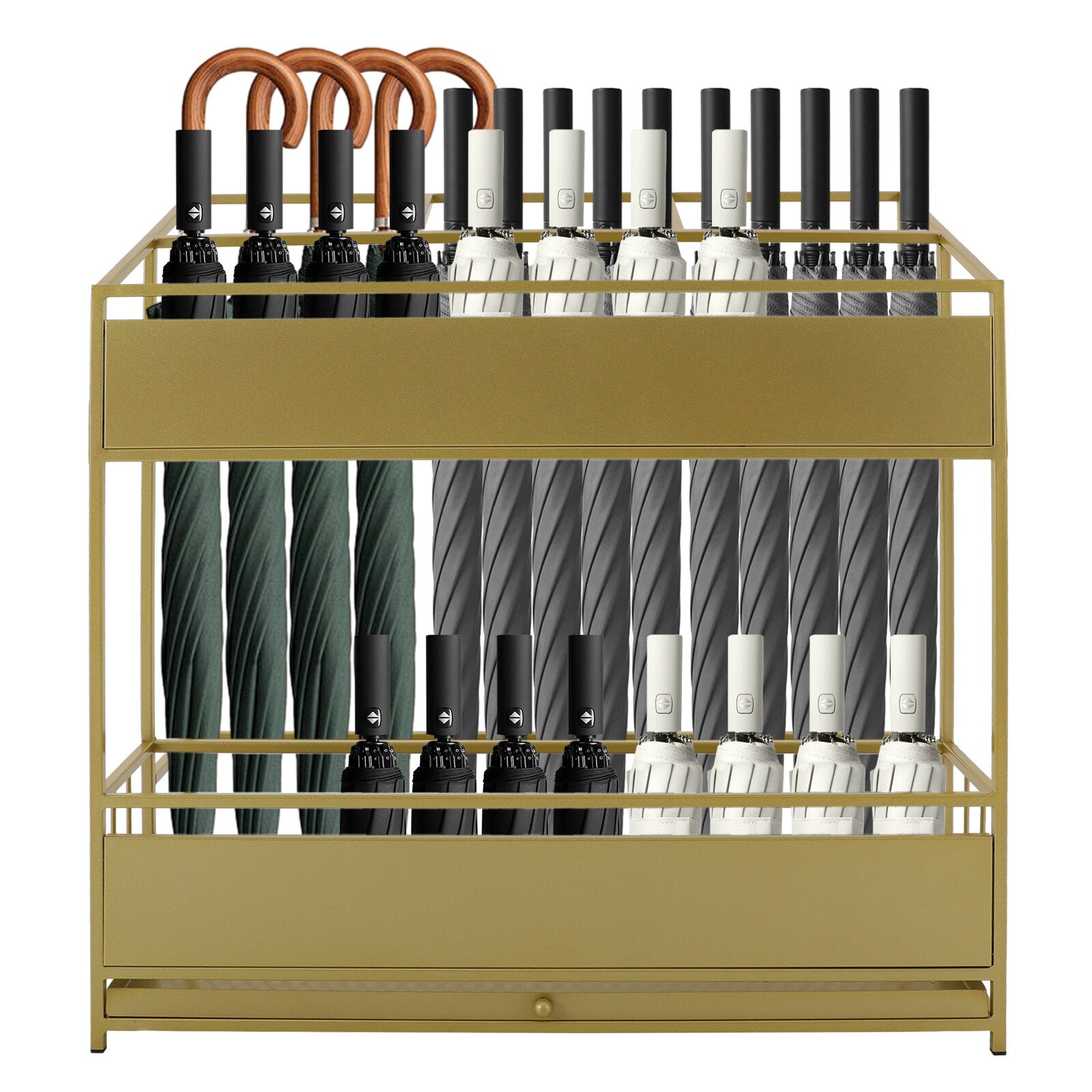 Umbrella Stand Rack Commercial Metal Umbrella Holder Entrance Umbrella Organizer