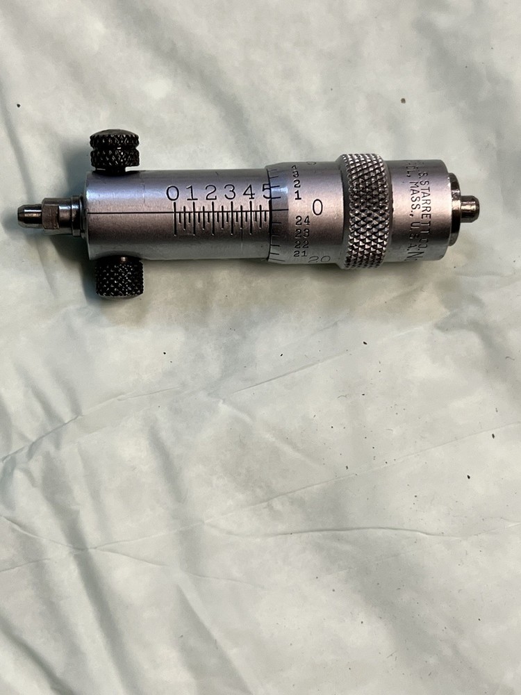***Starrett No.124 Inside Micrometer 2-8”/0.001 CLEAN&NICE***