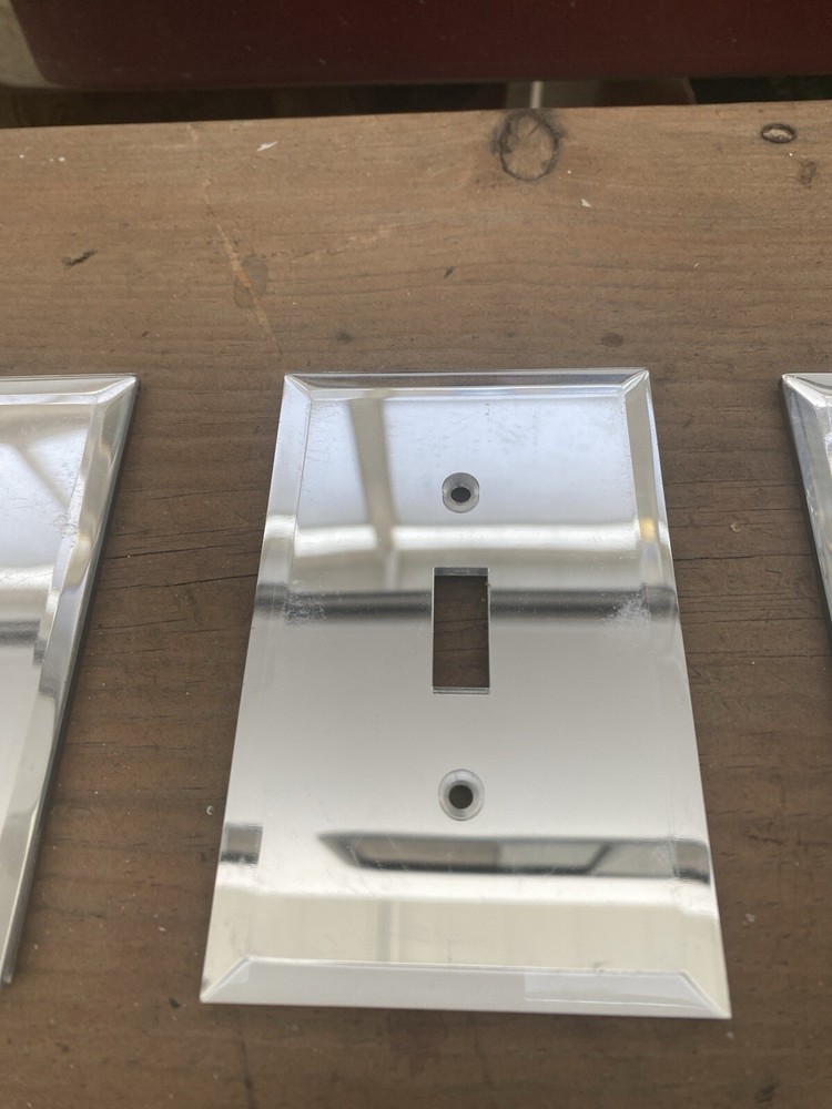 Vintage Mirrored Switch covers.
