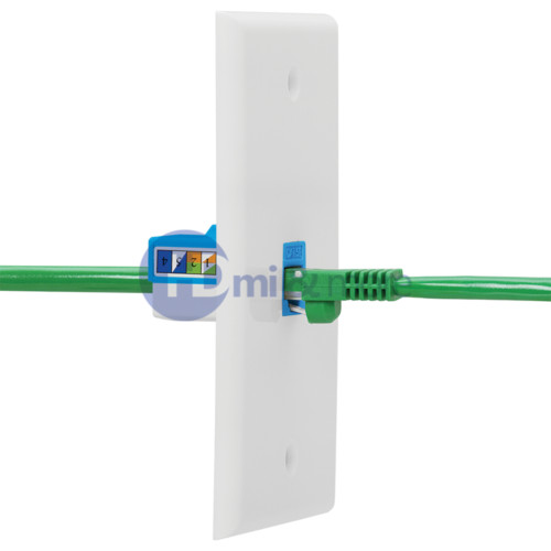 4x Cat5E Punch Down Keystone Jack RJ45 CAT5 Blue