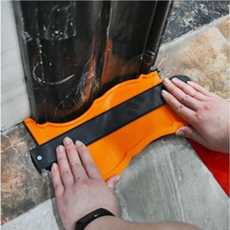 Lock Shape Profile Contour Gauge Plastic Woodworking Tool Duplicator Irregular