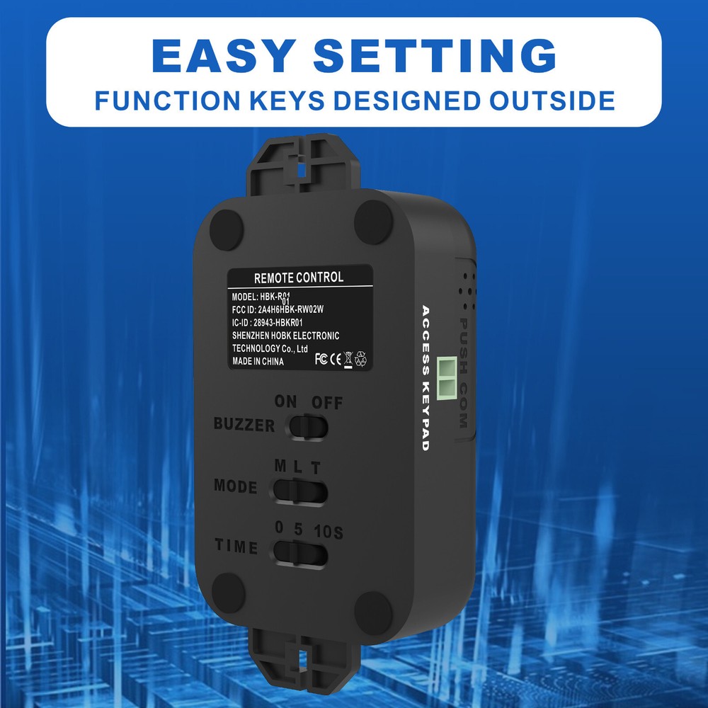 12VDC Remote Control Receiver Transmitter Special for Access Control Lock