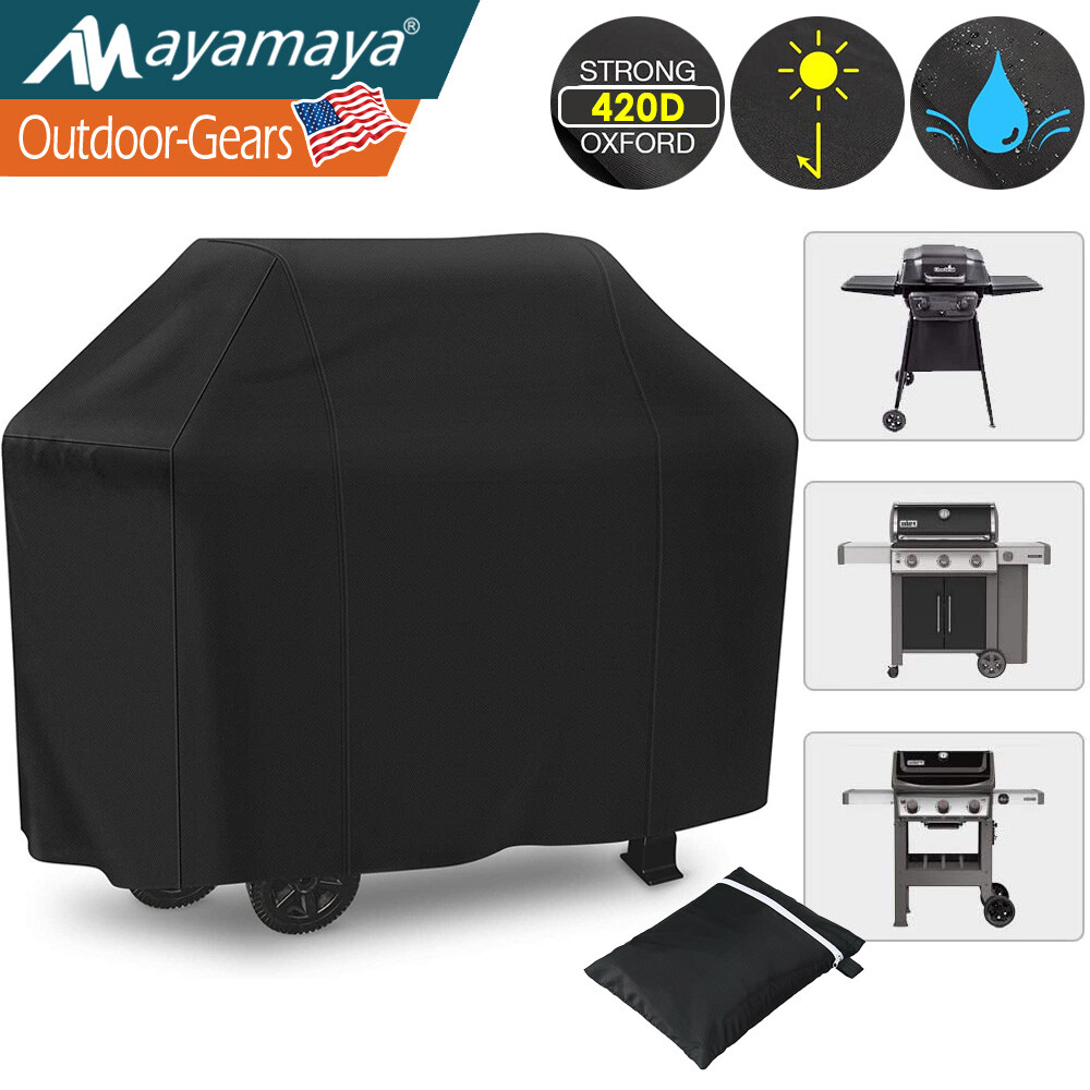BBQ Gas Grill Cover 57 Inch Barbecue Waterproof Outdoor Heavy Duty UV Protection