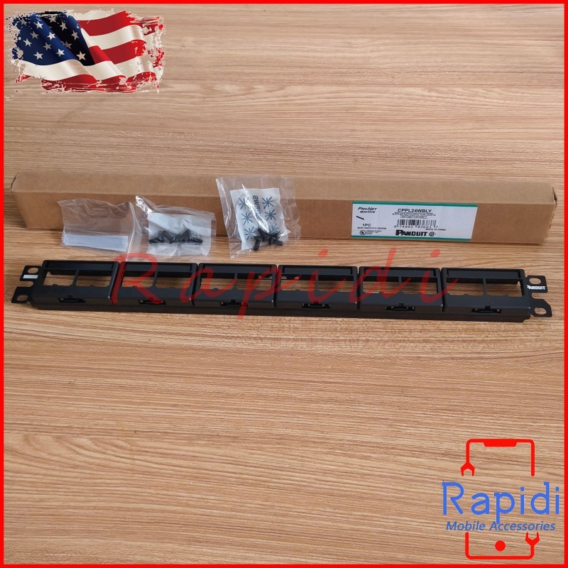 NEW In Box Mini-Com Modular Patch Panel For Panduit CPP24WBLY 24Port US