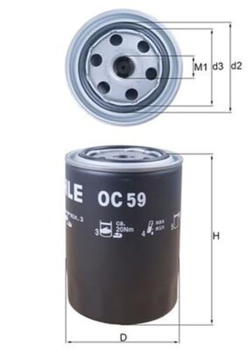 Oil Filter - OC59