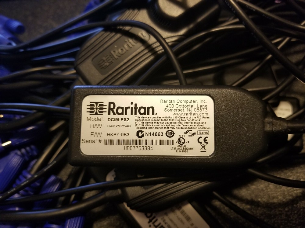Raritan Dominion DCIM-PS2 Computer Interface Module (CIM) - KVM extender VGA