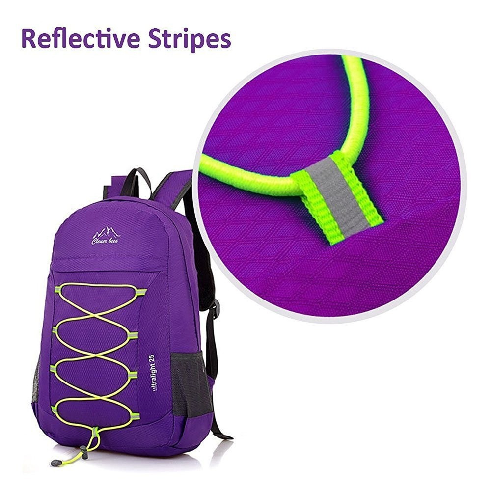 Outdoor Water Resistant Hiking Backpack Purple