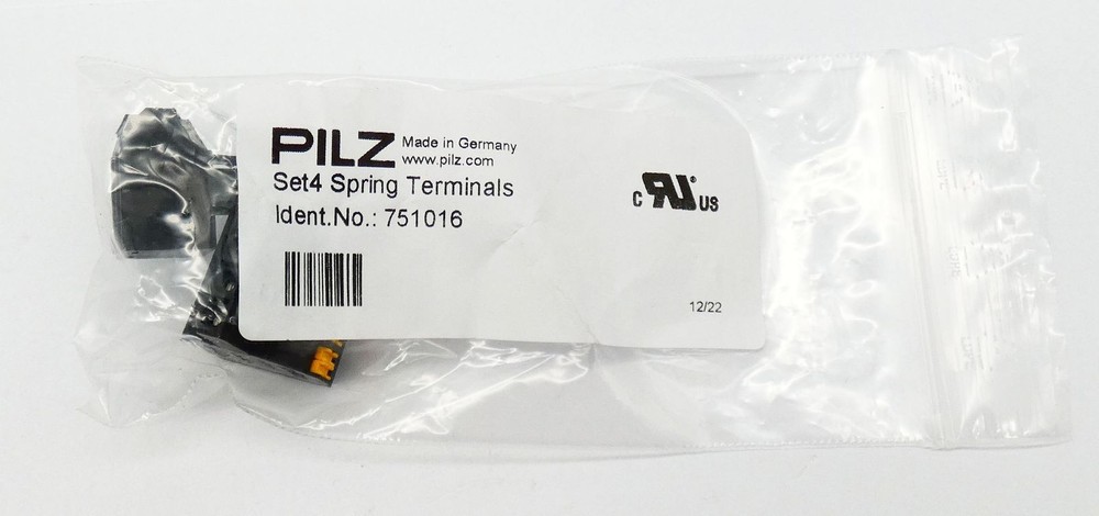 2x Pilz 751016 Set4 Spring Terminals Spring Loaded Clamp -Unused-