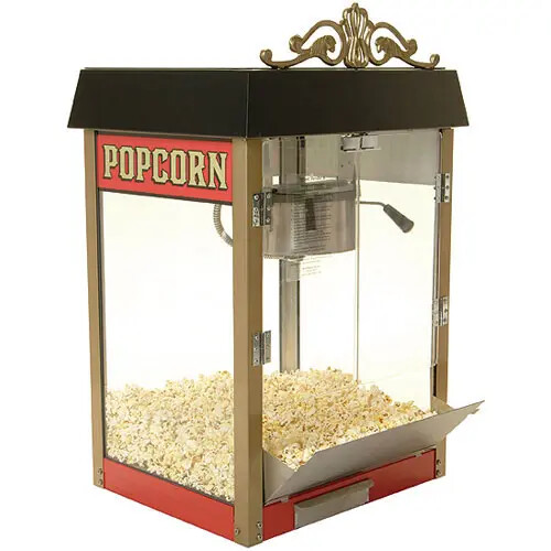 Benchmark 11080 Popcorn Machine 8oz Antique Style Popper