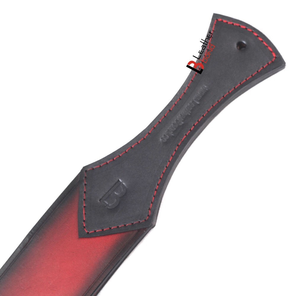 Real Cowhide Saddle Leather Spanking BDSM Paddle Slapper Thick, Weighty & Sturdy