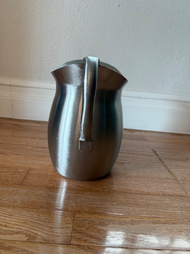 Only Used Once Silver 8” Tall Silver Pitcher